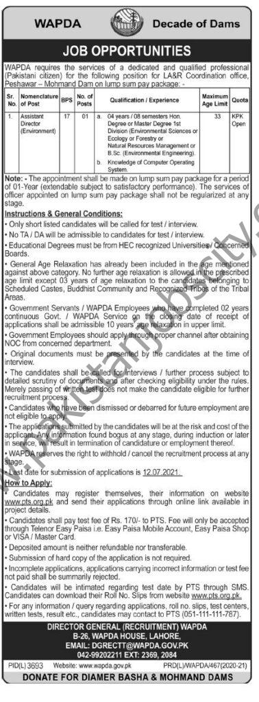 WAPDA Jobs 27 June 2021 Express Tribune