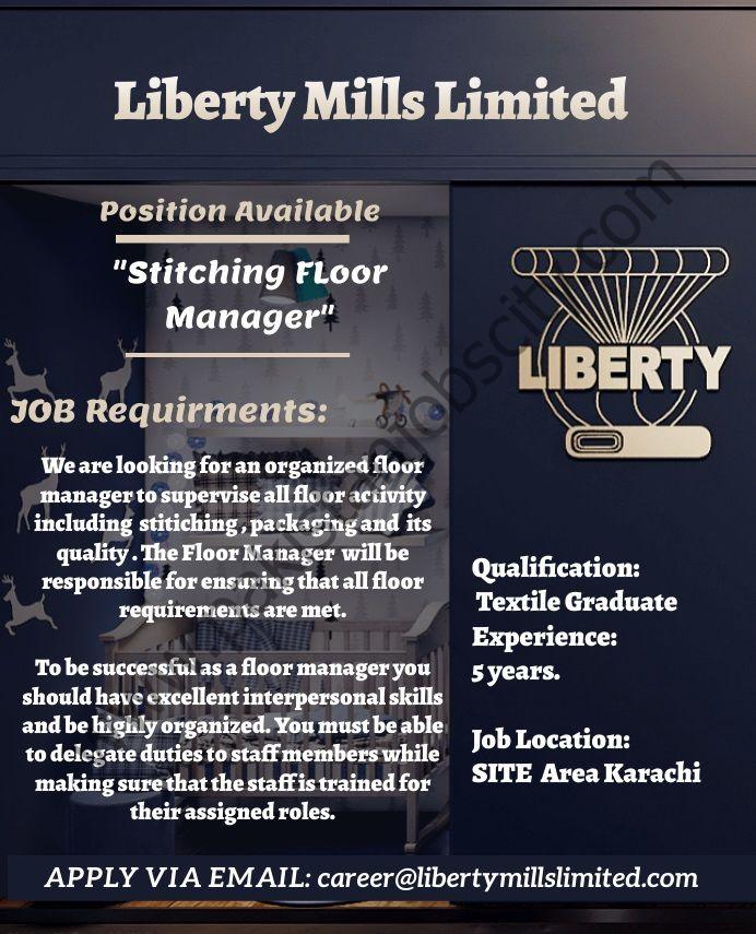 Liberty Mills Ltd Jobs 28 October 2021 01