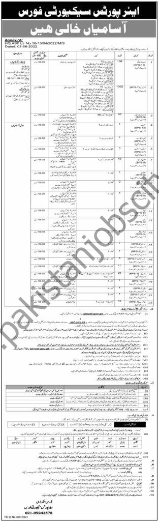 Airport Security Force ASF Jobs 05 June 2022 Express 1