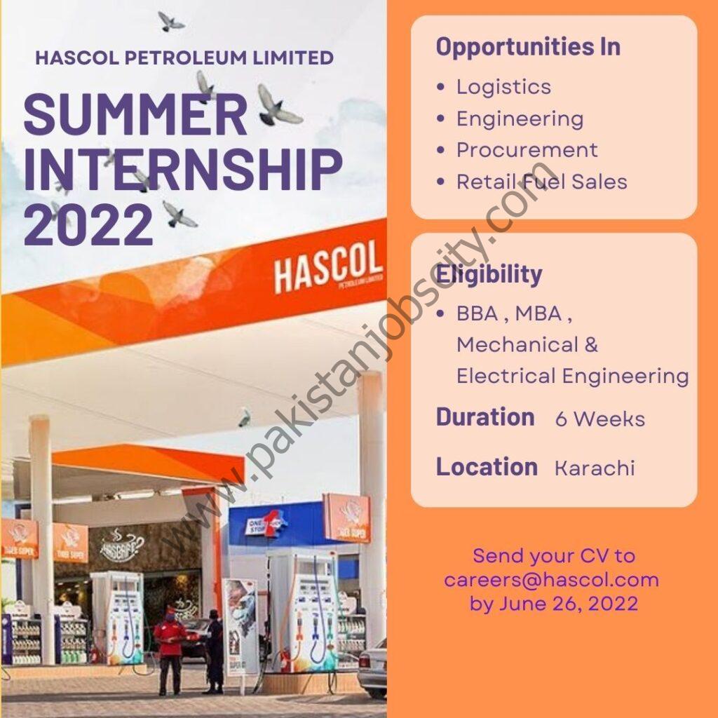 Hascol Petroleum Ltd Summer Internship 2022 011