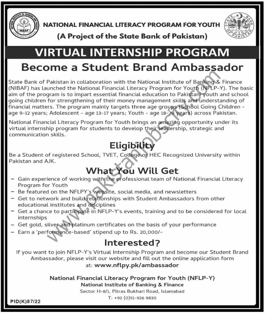 National Financial Literacy Program For Youth NFLP-Y Internship Jobs 17 July 2022 Express 1