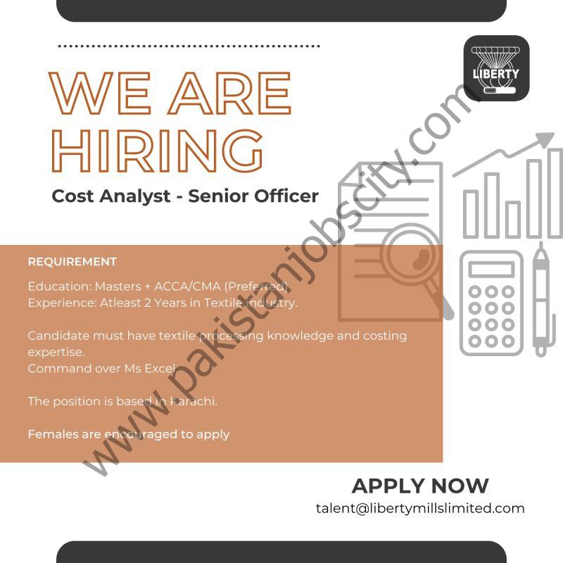 Liberty Mills Limited Jobs Cost Analyst Senior Officer 1