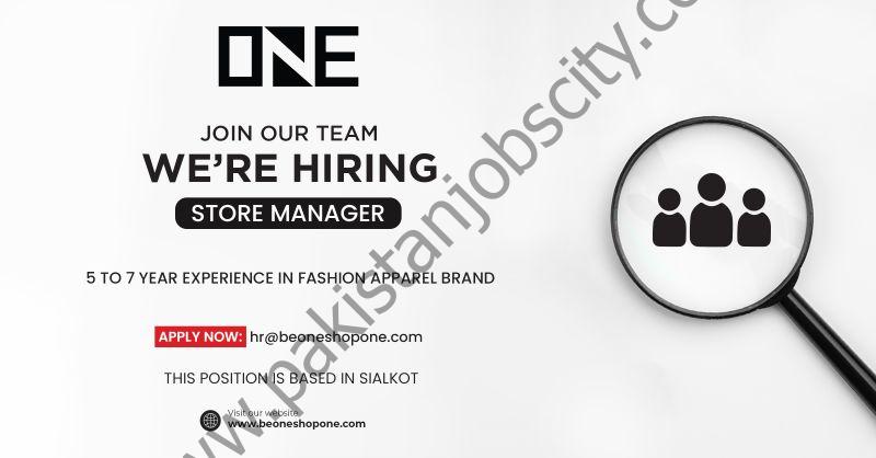 One Life Apparel Pvt Ltd Jobs Store Manager 1