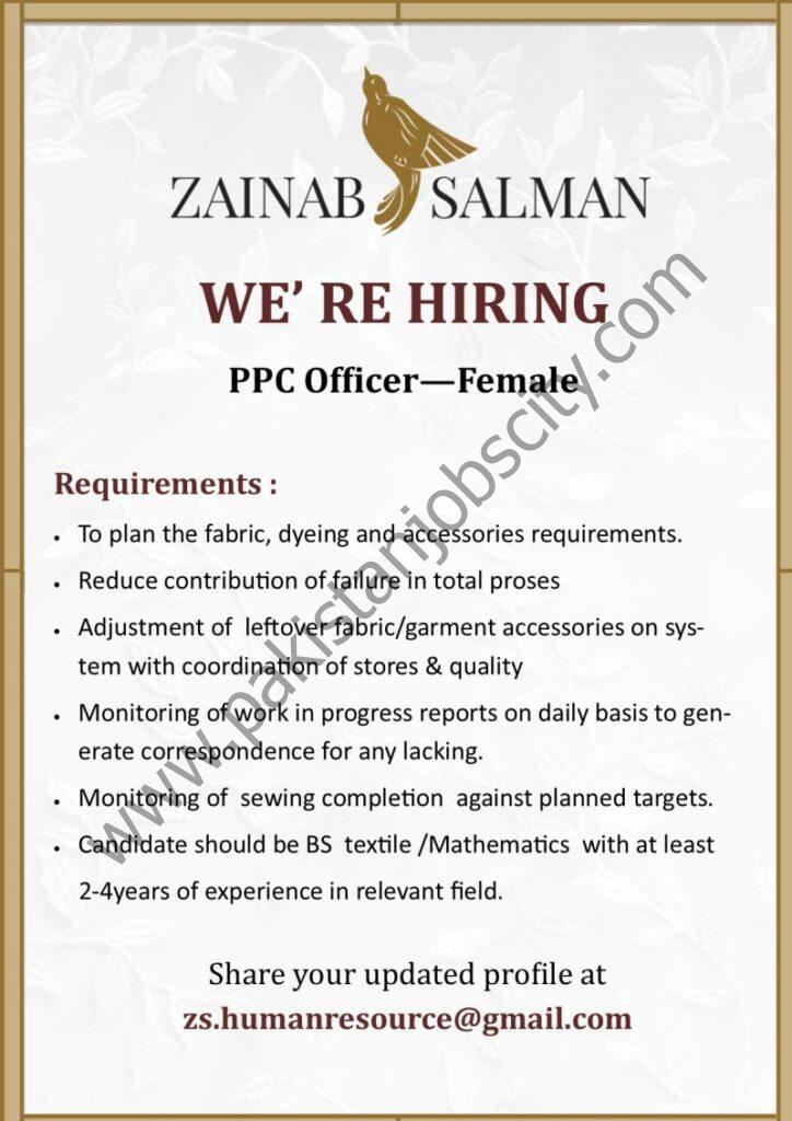 Zainab Saleem Jobs November 2022 1