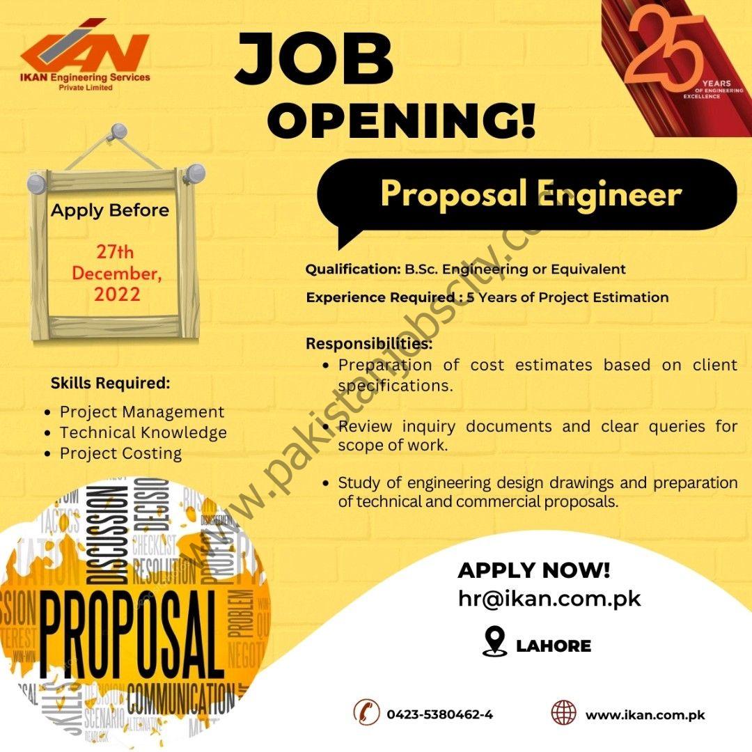 IKAN Engineering Services Pvt Ltd Jobs 22 December 2022 11