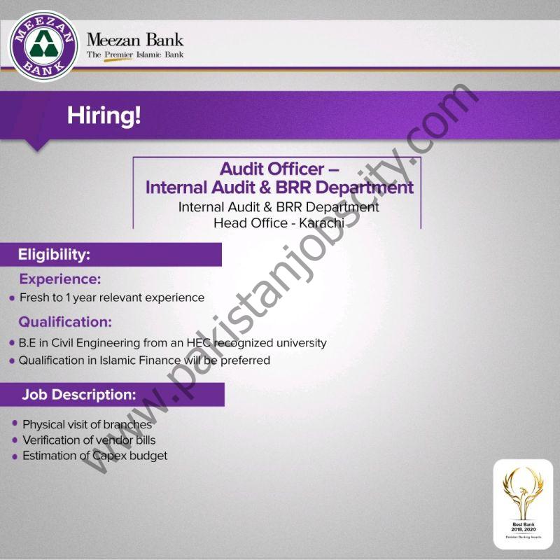 Meezan Bank Limited Jobs January 2023 2