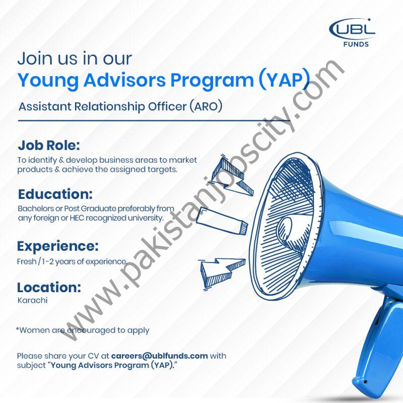 UBL Funds Manager Young Advisors Program YAP 2022 1