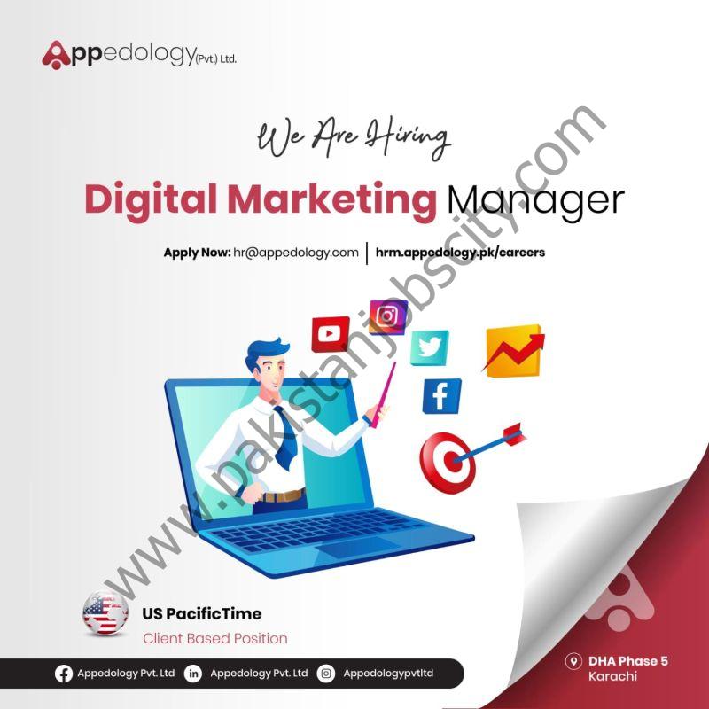 Appedology Pvt Ltd Jobs Digital Marketing Manager 1