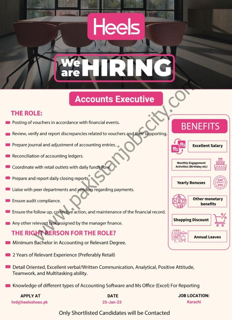 Heels Pakistan Jobs Accounts Executive 1