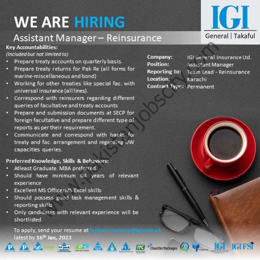 IGI General Insurance Ltd Jobs 03 January 2023 1