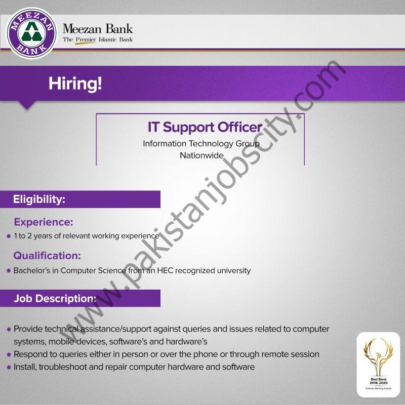 Meezan Bank Limited Jobs January 2023 2