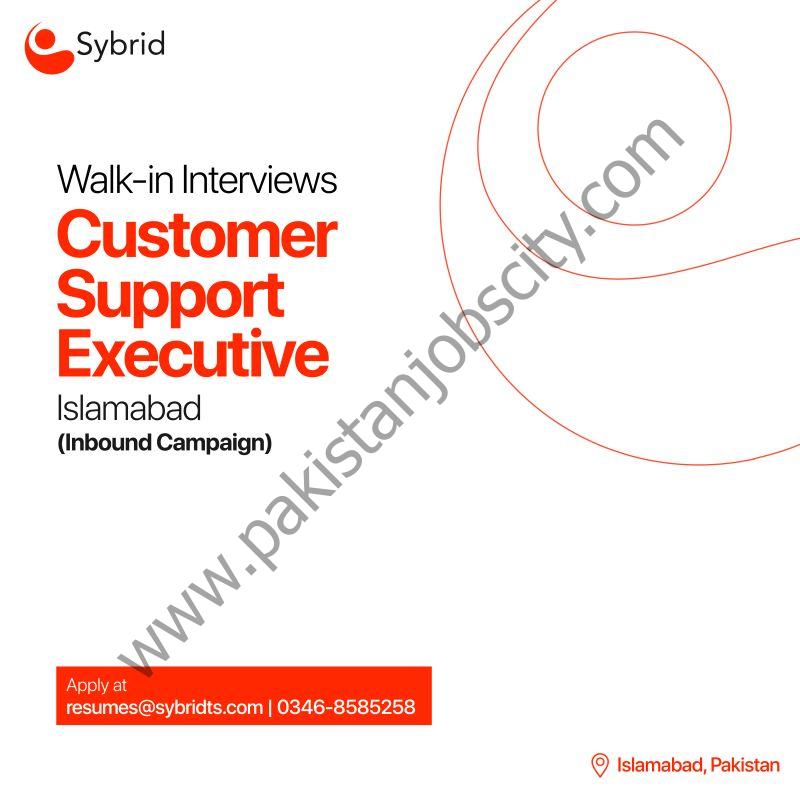 Sybrid Pvt Ltd Jobs Customer Support Executive 1