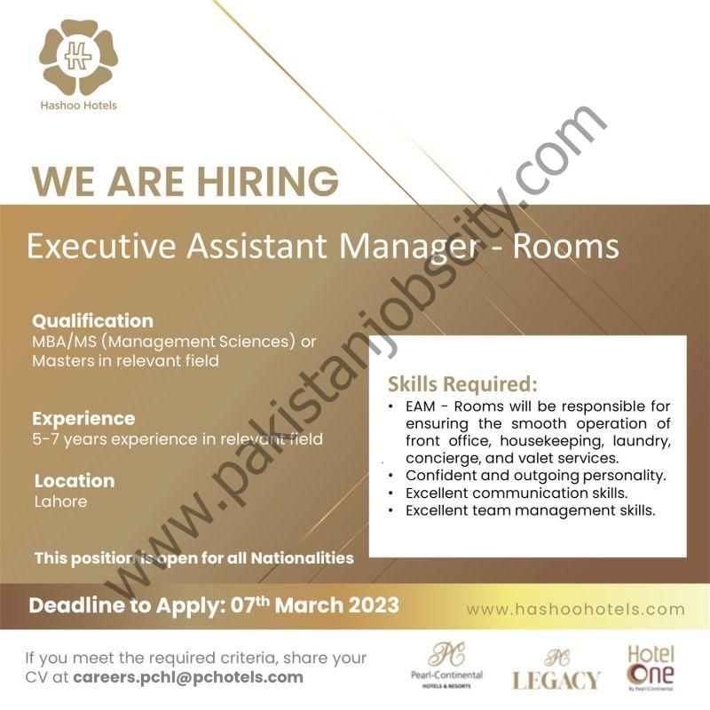 Hashoo Hotels Jobs Executive Assistant Manager Rooms 1