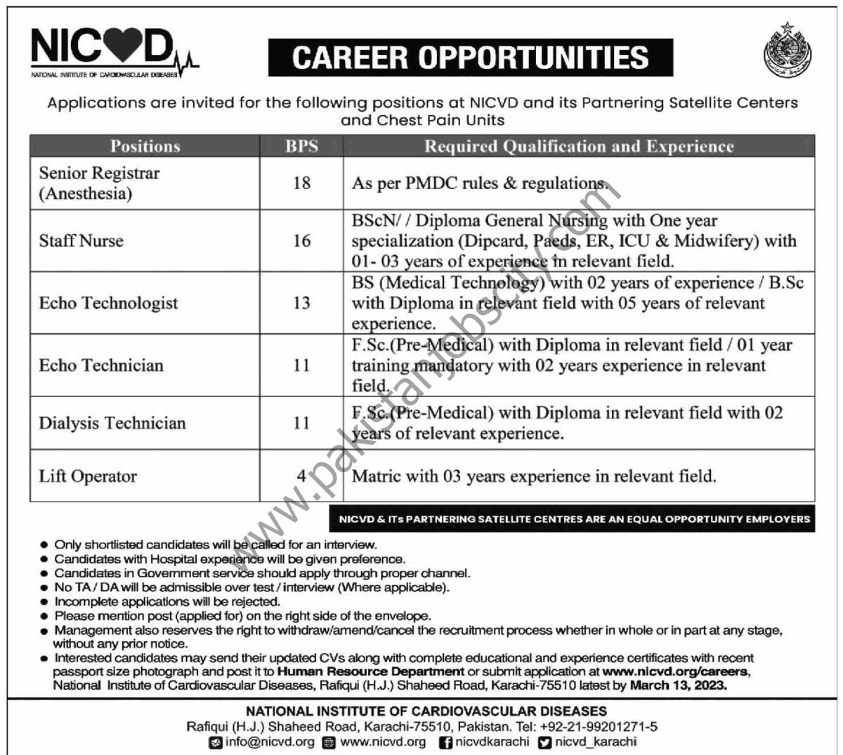 NICVD Jobs 26 February 2023 Dawn 1