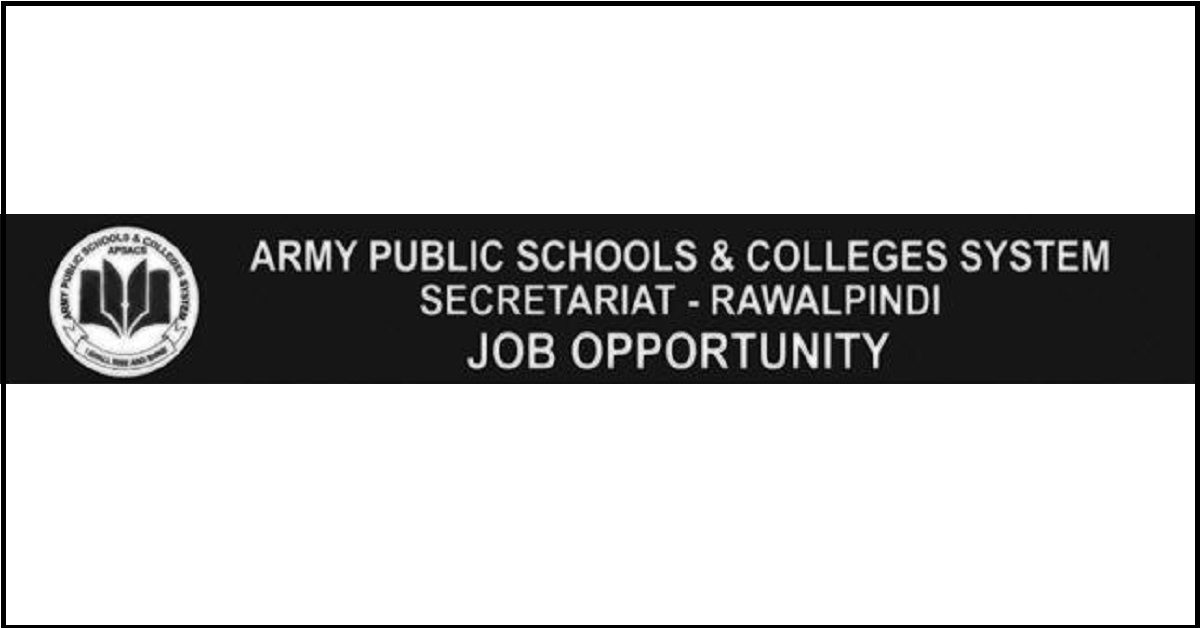 Army Public Schools & Colleges System Jobs April 2023