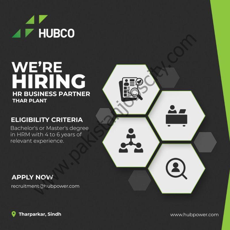 The HUB Power Company Limited HUBCO Jobs HR Business Partner 1