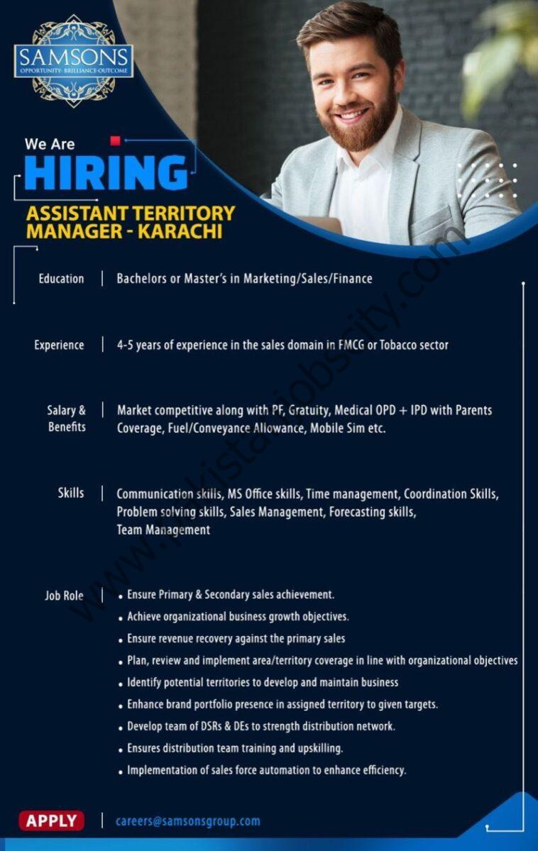 Samsons Group Of Companies Jobs Assistant Territory Manager 1