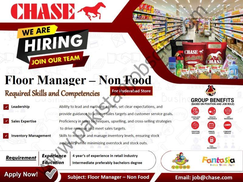 Chase Department Store Jobs Floor Manager Non-Food 1