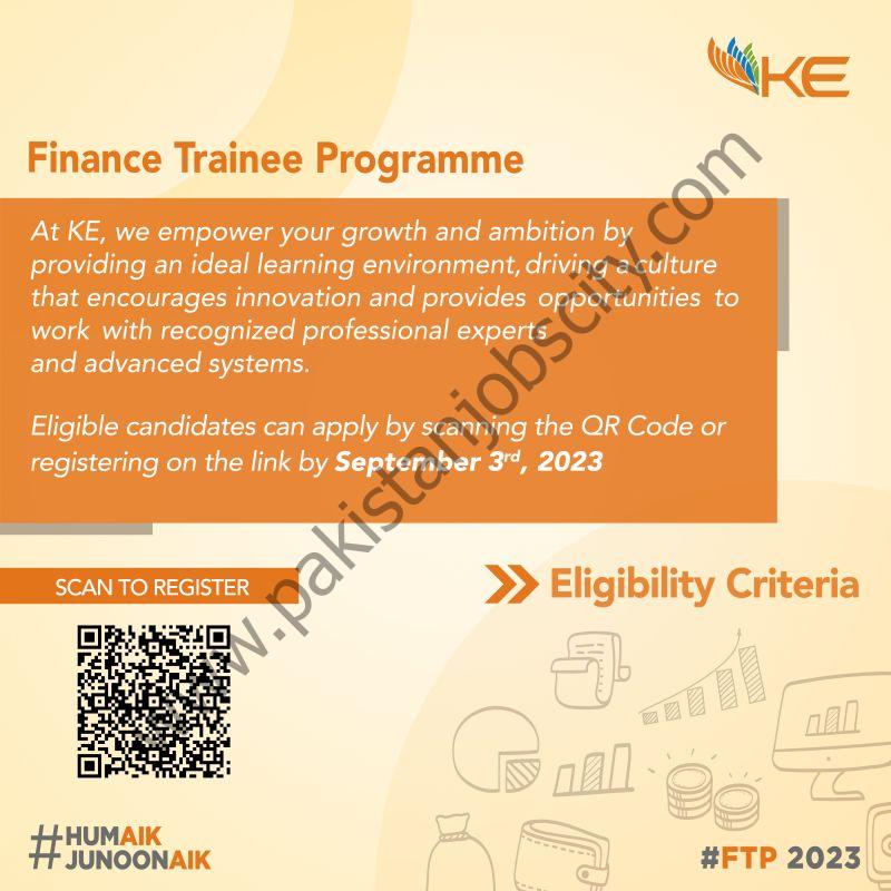 K-Electric Pvt Ltd Finance Trainee Programme 2023 2