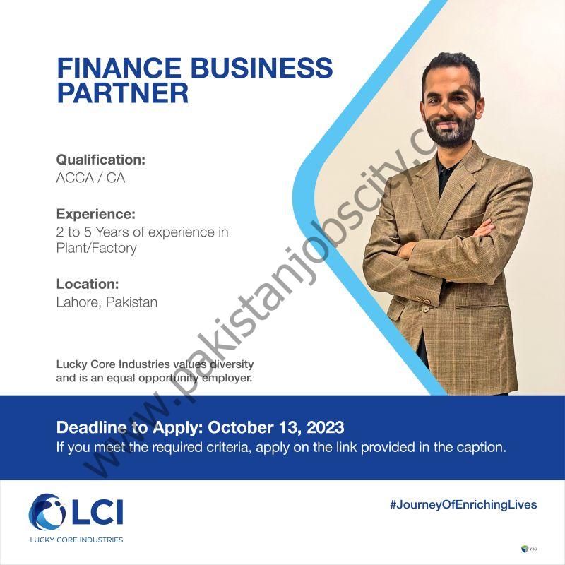 Lucky Core Industries Limited LCI Jobs Finance Business Partner 1