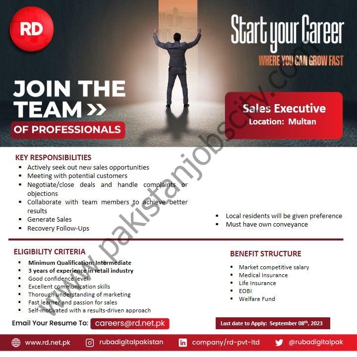 RD Ruba Digital Pvt Ltd Jobs Sales Executive 1