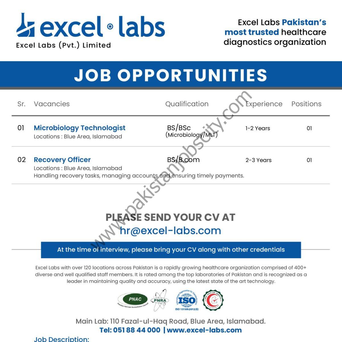 Excel Labs Pvt Ltd Jobs 01 October 2023 1