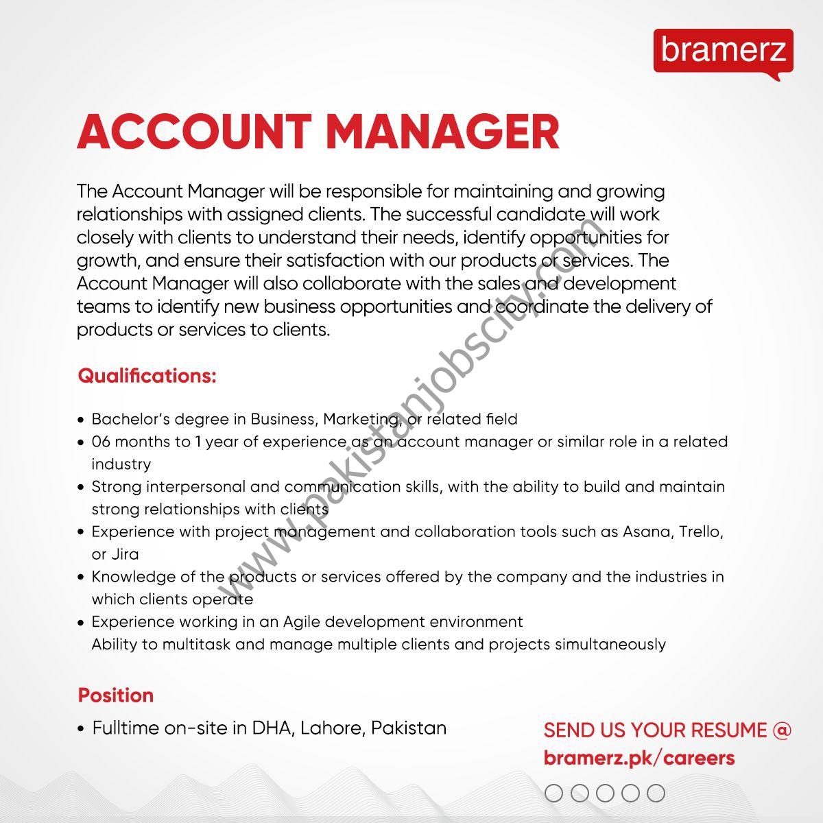 Bramerz Pakistan Jobs November 2023 1