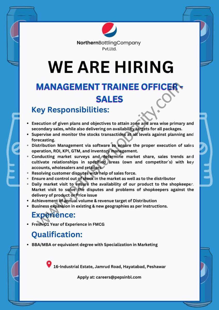 Haidri Beverages Pvt Ltd Jobs Management Trainee Officer Sales 1