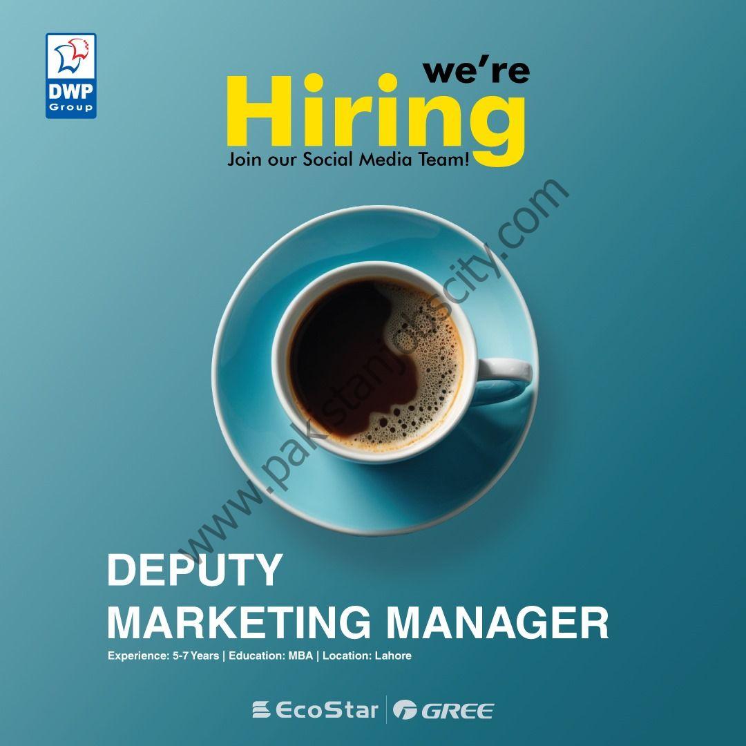 DWP Group Jobs Deputy Manager Marketing 1