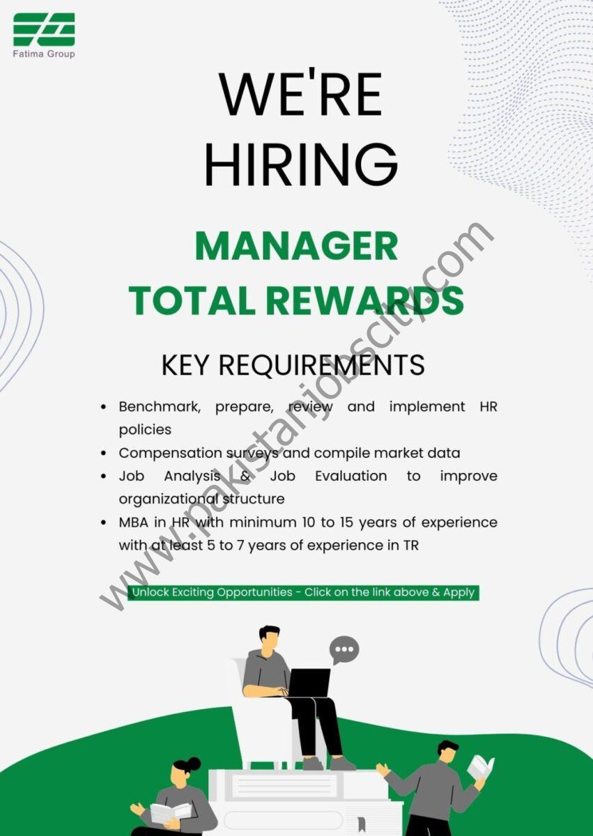 Fatima Group Jobs Manager Total Rewards 1