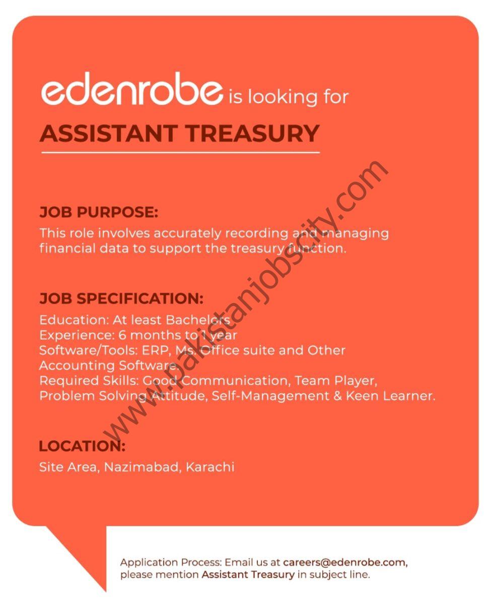 Edenrobe Jobs March 2024 2