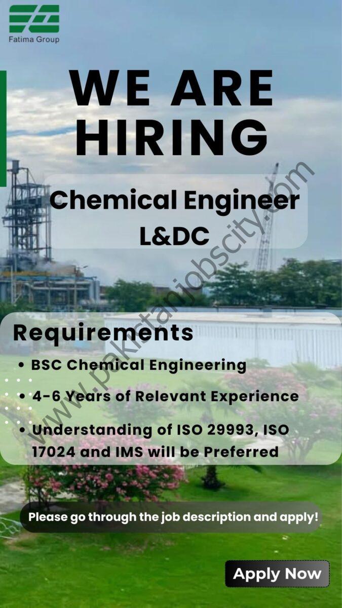 Fatima Group Jobs Chemical Engineer L&DC 1