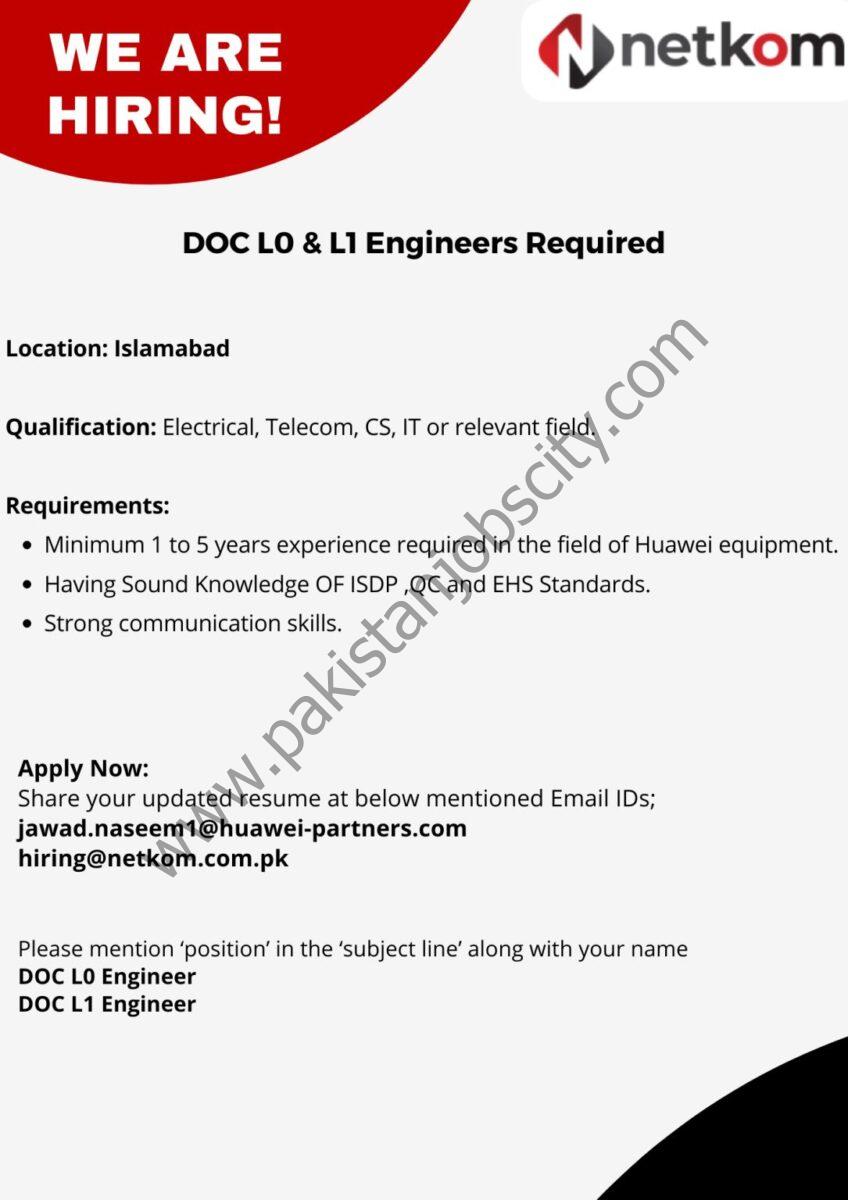 Netkom Technologies (Pvt) Ltd Jobs April 2024 1