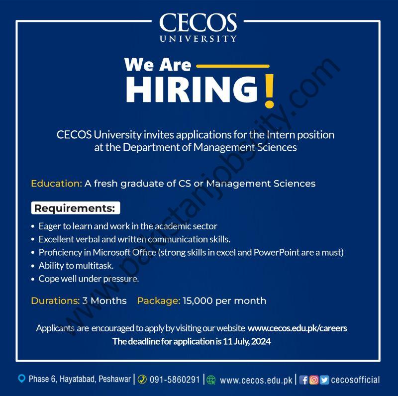 CECOS University Internship July 2024 1