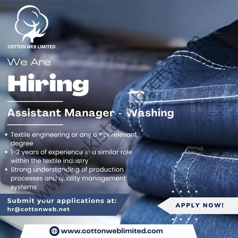 Cotton Web Limited Jobs Assistant Manager Washing 1