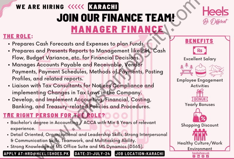 Heels Shoes Jobs Manager Finance 1
