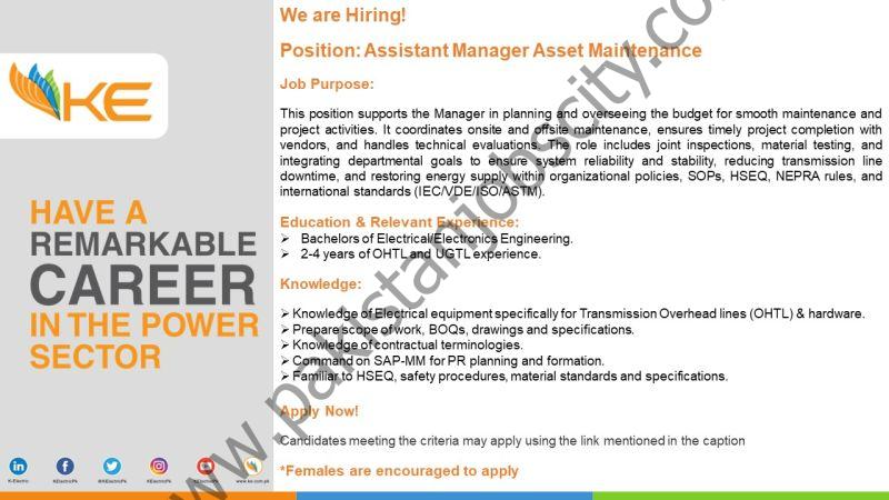 K-Electric Pvt Ltd Jobs July 2024 2