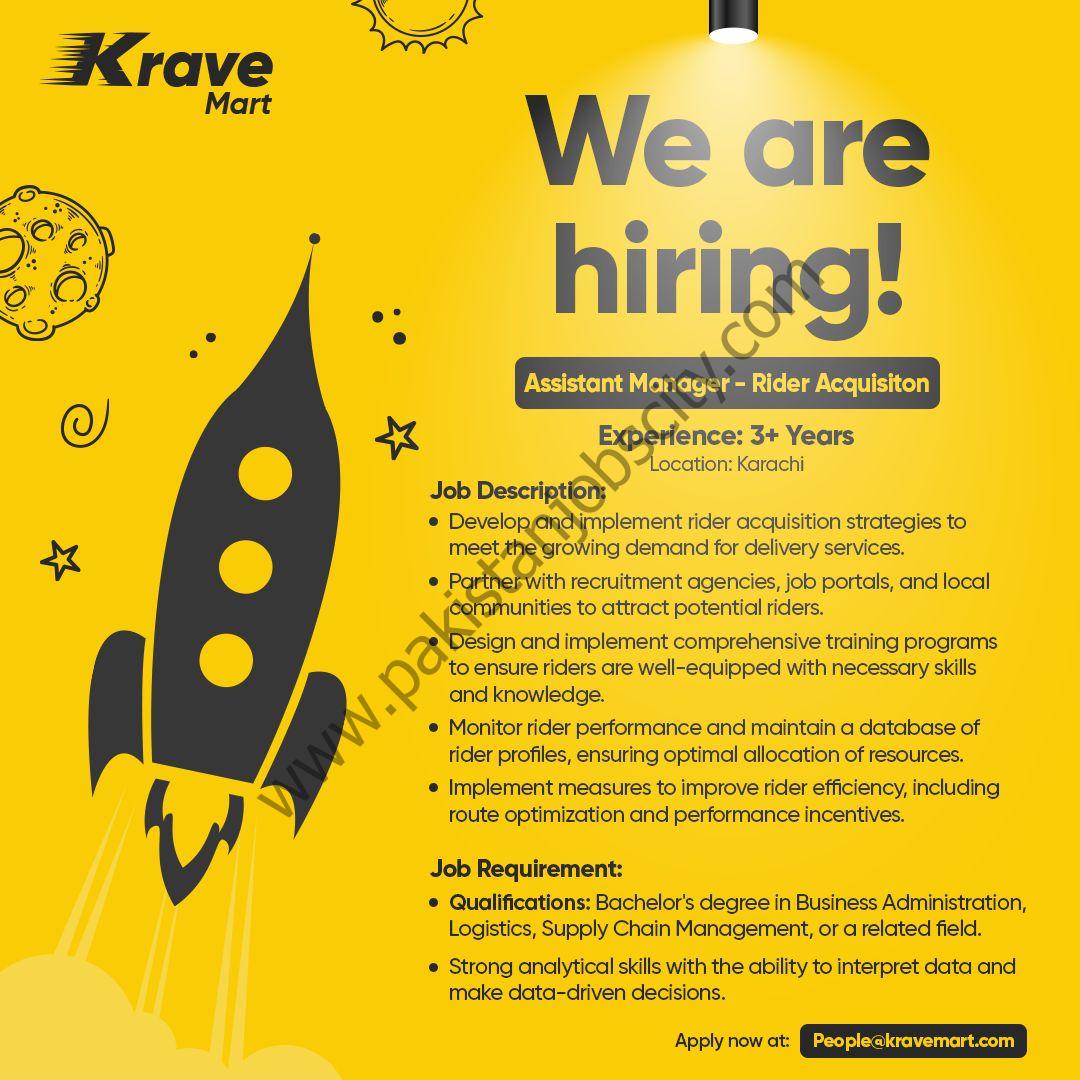 Krave Mart Jobs Assistant Manager Rider Acquisition 1