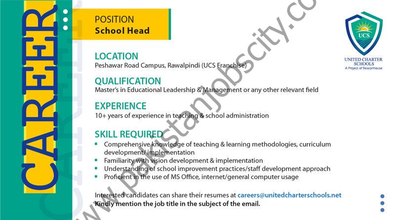 United Charter Schools Jobs School Head 1