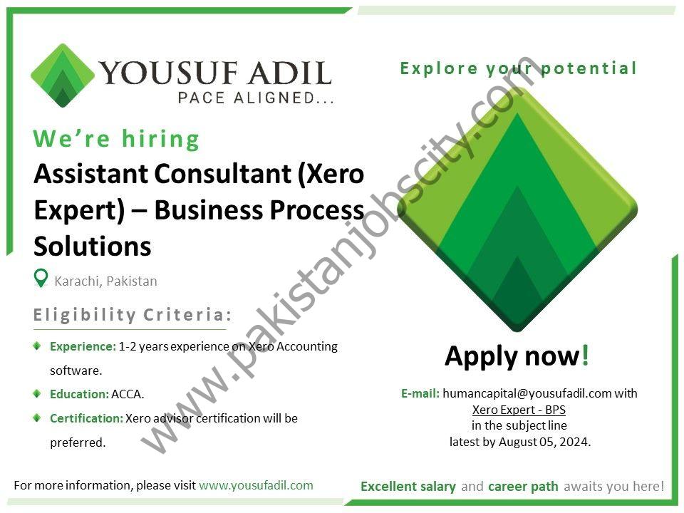 Yousuf Adil Consultancy Jobs Assistant Consultant 1