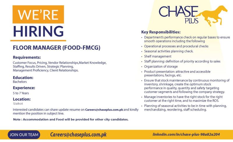 Chase Plus Jobs August 2024 1