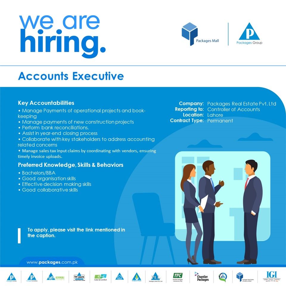 Packages Real Estate Pvt Ltd Jobs Accounts Executive 1