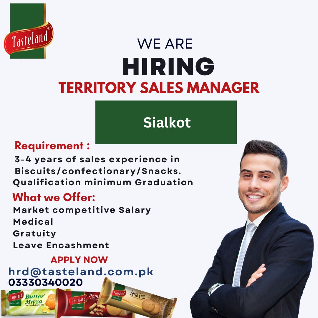 Tasteland Pvt Ltd Jobs Territory Sales Manager 1
