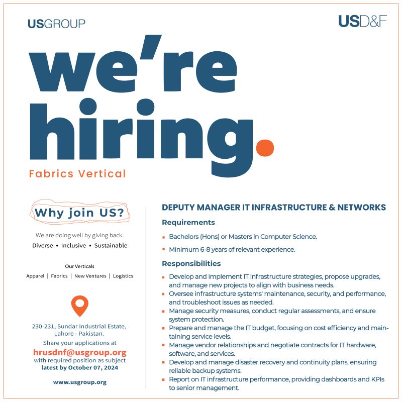US Group Jobs October 2024 2