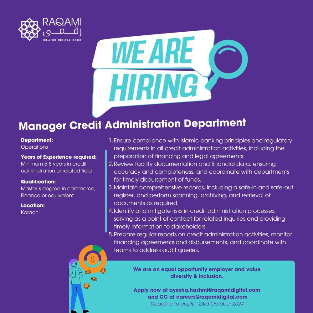 Raqami Islamic Digital Bank Jobs October 2024 2