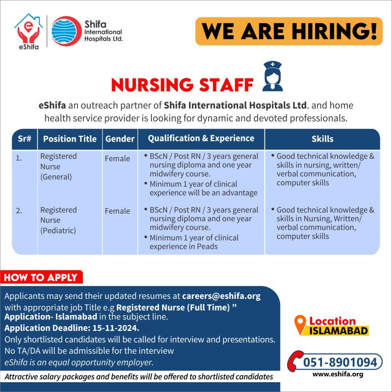 eShifa Jobs Nursing Staff 1