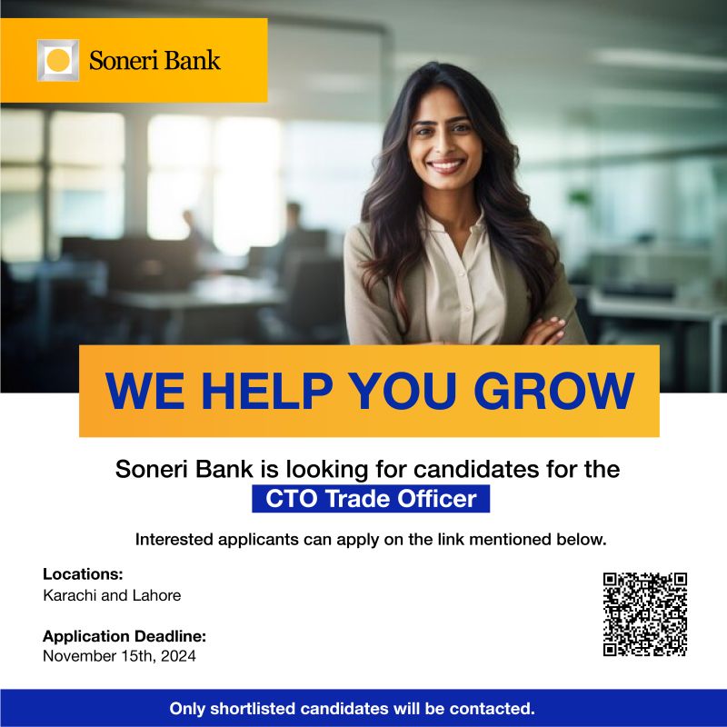 Soneri Bank Limited CTO Trade Officer 2024 1