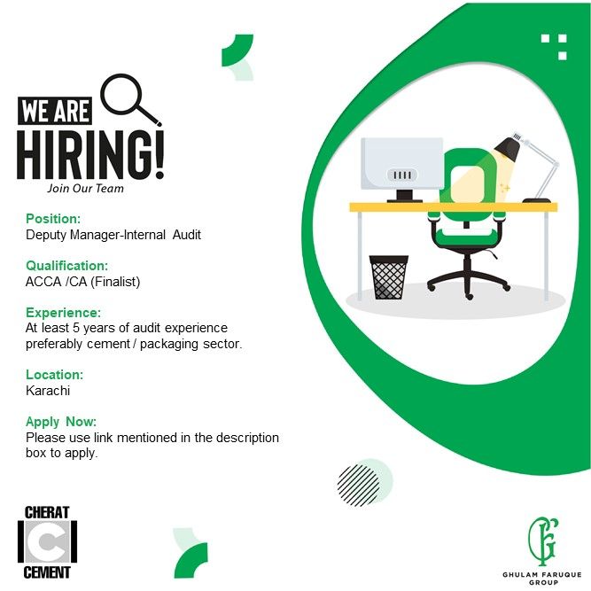 Cherat Cement Company Limited Jobs Deputy Manager Internal Audit 1