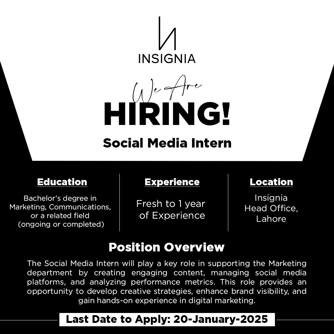 InSignia Jobs January 2025 2