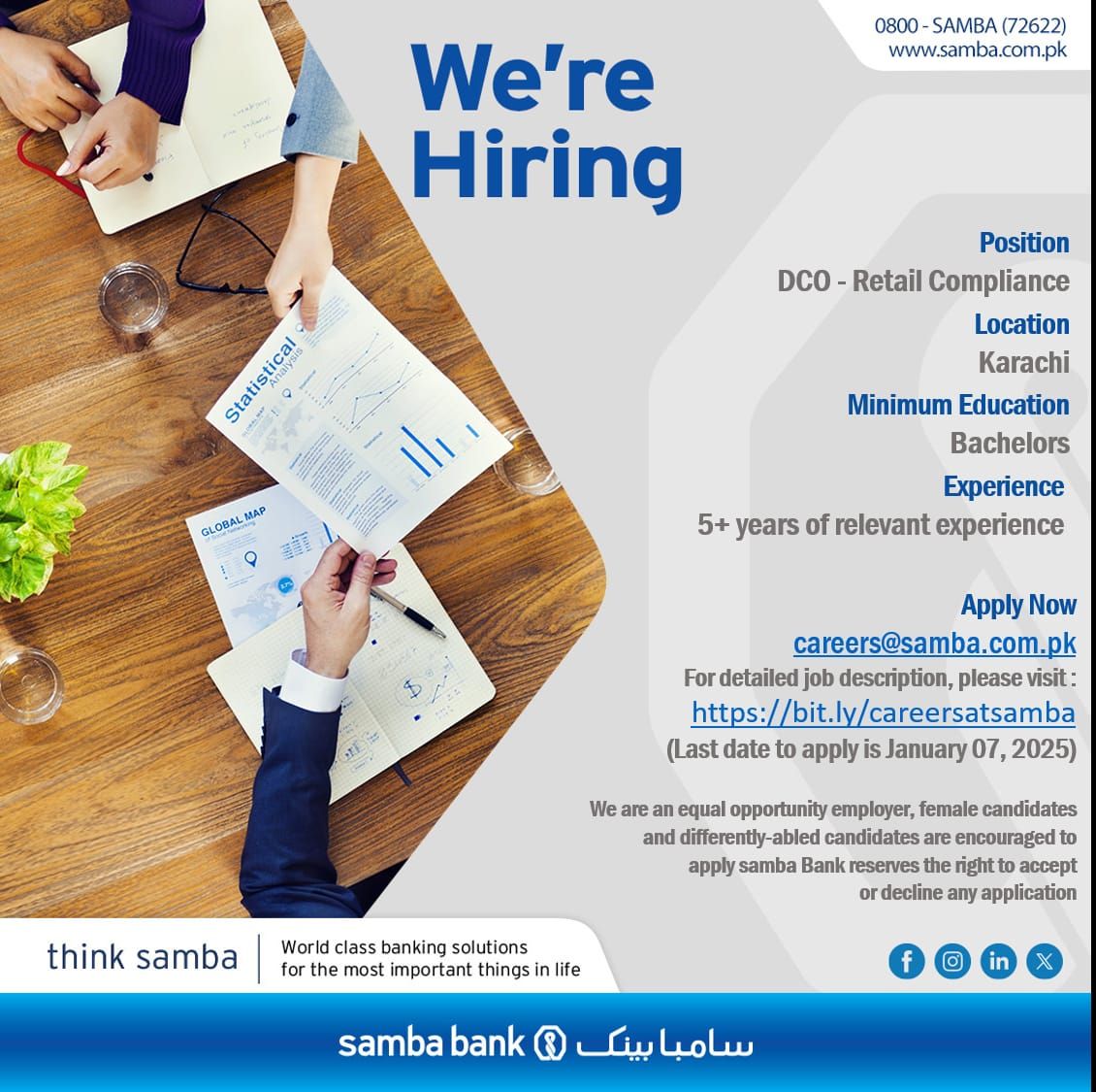 Samba Bank Limited Jobs DCO Retail Compliance 1
